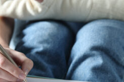 personal injury victim filling out form