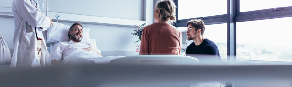 personal injury victim in hospital