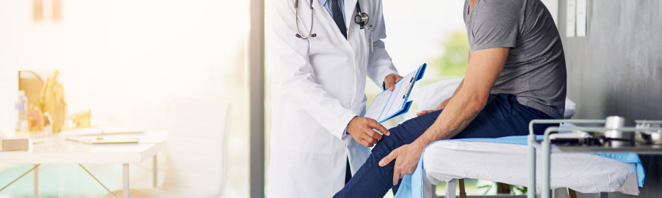 personal injury victim visiting doctor