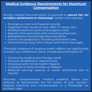Medical Evidence Requirements for Maximum Compensation
