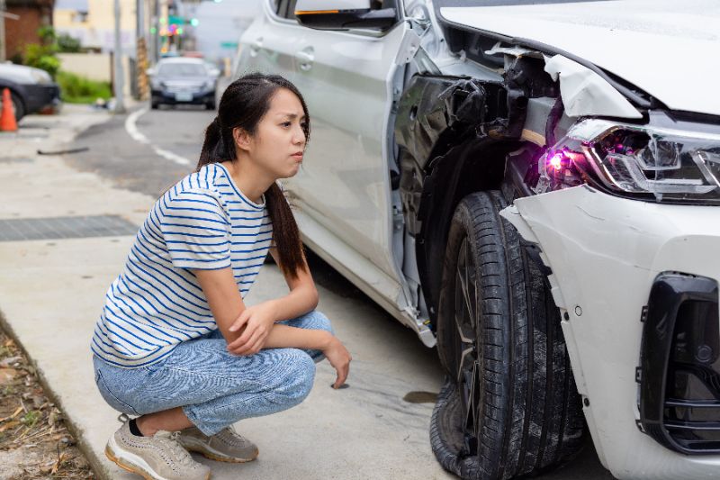 Columbus auto accident scene